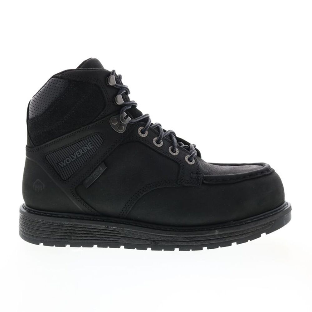 Wolverine Mens Hellcat Wedge Moc-Toe Ultraspring Waterproof CarbonMax 6" Black B